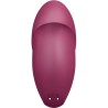 SATISFYER - TAP and CLIMAX 1 VIBRADOR LAY-ON ROJO