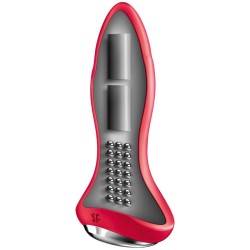 SATISFYER - ROTATOR PLUG 1 PLUG VIBRADOR APP ROJO