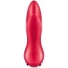 SATISFYER - ROTATOR PLUG 1 PLUG VIBRADOR APP ROJO