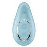 SATISFYER - DIPPING DELIGHT VIBRADOR LAY-ON AZUL