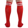 MACHO - CALCETINES LARGOS TALLA ÚNICA ROJO