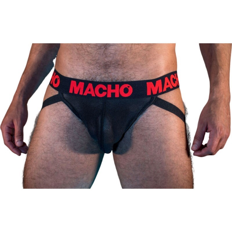 MACHO - MX26X2 JOCK NEGRO-ROJO S