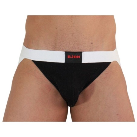 BURN - 004 JOCK BRILLANTE NEGRO - BLANCO S