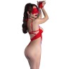 CHILIROSE - CR 4488 BODY LACE ROJO S-M