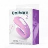 Brightmauve Vibrador para Parejas Doble Motor Control Remoto USB Silicona