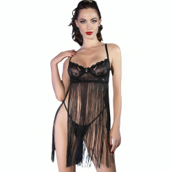 CHILIROSE - CR 4496 BABYDOLL NEGRO S-M