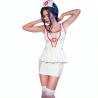 CHILIROSE - CR 4160 DISFRAZ ENFERMERA TOP and FALDA S-M