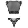 LIVCO CORSETTI FASHION - TIMOSAN LC 90631 SUJETADOR PANTY NEGRO S-M