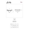 LIVCO CORSETTI FASHION - LOVE STORY LC 90679 PANTY CROTCHLESS NEGRO S-M