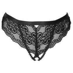 LIVCO CORSETTI FASHION - OKSURIN PANTY CROTCHLESS NEGRO S-M