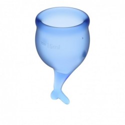 Copas Menstruales Feel Secure Dark Blue Pack de 2