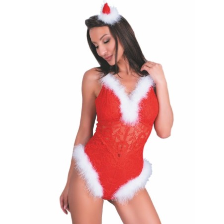 LIVCO CORSETTI FASHION - NAUGHTY SANTA LC 90706 BODY NAVIDEÑO S-M