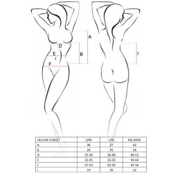 PASSION - WOMAN HELLEN CORSET NEGRO TALLA S-M