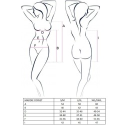 PASSION - WOMAN MADDIE CORSET NEGRO TALLA S-M