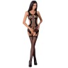 PASSION - WOMAN BS066 BODYSTOCKING NEGRO TALLA ÚNICA