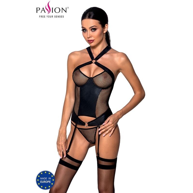 PASSION - AMANDA CORSET CUERO ECOLOGICO S-M