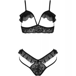 PASSION - DOLLY SET DOS PIEZAS NEGRO S-M