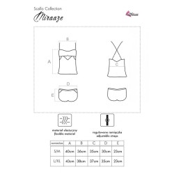 LIVCO CORSETTI FASHION - MIRAAZE LC 90567 CAMISETA SHORTS NEGRO S-M