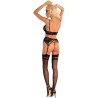 LIVCO CORSETTI FASHION - MORIDAM LC 90552 SUJETADOR LIGUERO PANTY NEGRO S-M