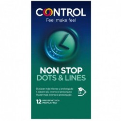 Preservativos Non Stop Drops and Lines 12 unidades