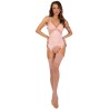 LIVCO CORSETTI FASHION - PERSINNE PEACH SET CORSET PANTY MEDIAS S-M