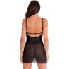 LIVCO CORSETTI FASHION - KROLINA LC 90734 CHEMISE TANGA NEGRO S-M