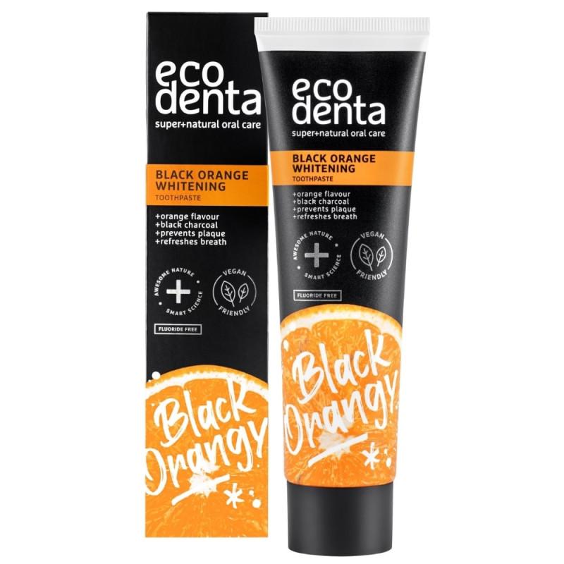 Pasta dental Negra Blanqueadora sabor naranja 100ml EcoDenta