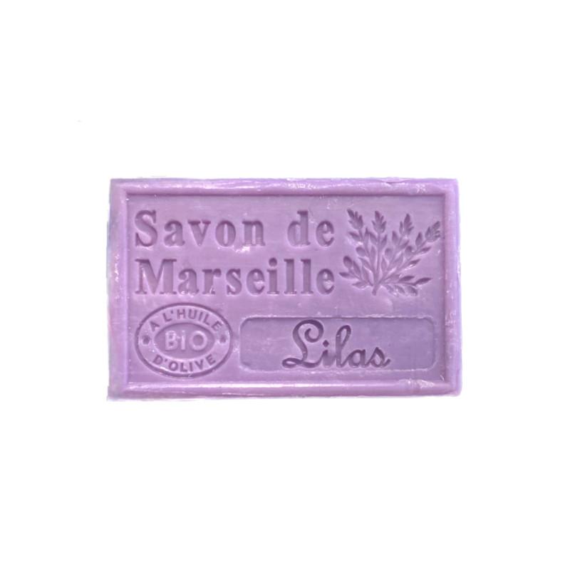Jabon de marsella Lilas 125g Savonnerie