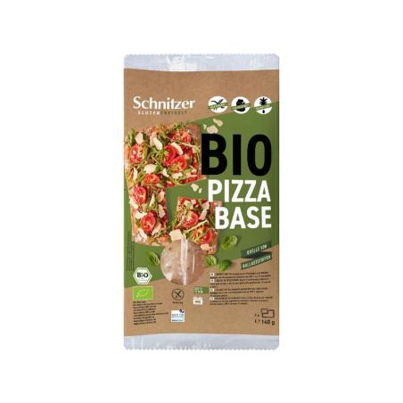 Base pizza sin gluten Bio 140g Schnitzer