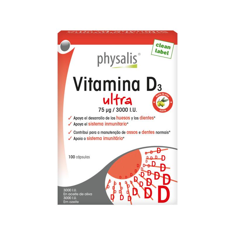 Vitamina D3 ultra 100 capsulas Physalis