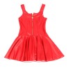 SUBBLIME - 957681 VESTIDO DE CUERO CON CREMALLERA DE CORAZÓN ROJO S-M