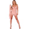 LIVCO CORSETTI FASHION - HYEONA 1710 BABYDOLL TANGA ROSA S