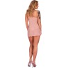 LIVCO CORSETTI FASHION - HYEONA 1710 BABYDOLL TANGA ROSA S