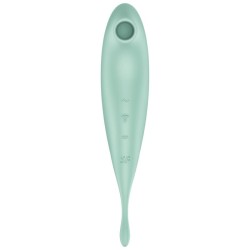 SATISFYER - TWIRLING PRO ESTIMULADOR Y VIBRADOR APP ROJO