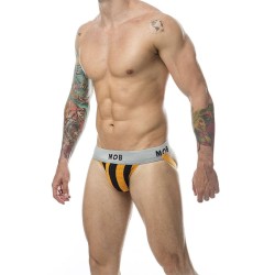 MOB - JOCK CLASICO STRIPE NARANJA TALLA L