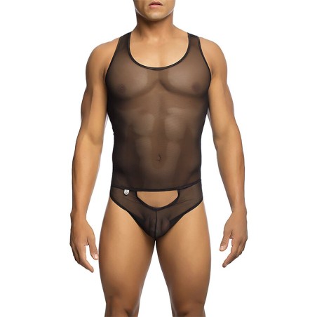 MOB - BODYSHEER TRANSPARTE NEGRO TALLA L-XL