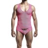 MOB - BODYSHEER TRANSPARTE ROSA TALLA L-XL