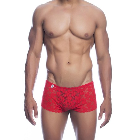 MOB - BOXER ENCAJE ROJO TALLA L-XL