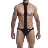 MOB - ESMOQUIN CON TANGA DE ENCAJE TALLA L-XL