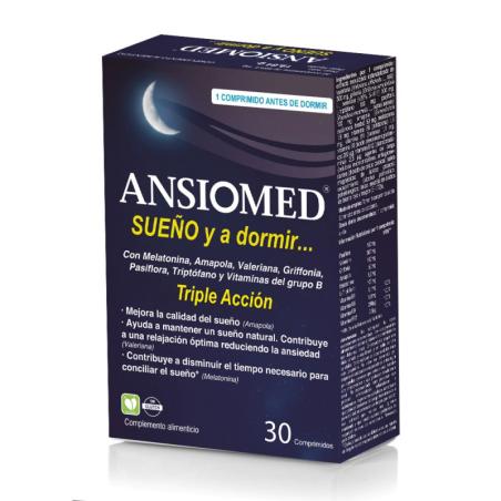 Ansiomed Sueño 30 comprimidos Bioserum