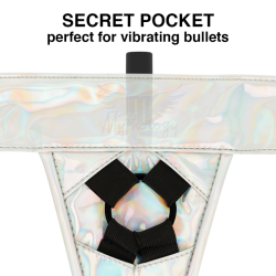 MYTHOLOGY FANTASY HARNESS - ARNÉS IRIDISCENTE L-XL