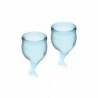 Copas Masturbadoras Feel Secure Light Blue Pack de 2