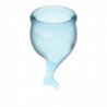 Copas Masturbadoras Feel Secure Light Blue Pack de 2
