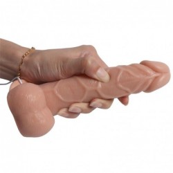 Vibrador Realista USB Super Man Mediano 13.5 cm