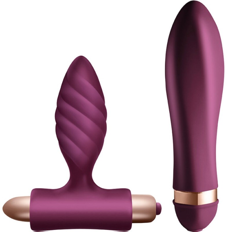 CLIMAXIMUM - DESIRE KIT VIBRADOR PLUG ANAL TRENZADO