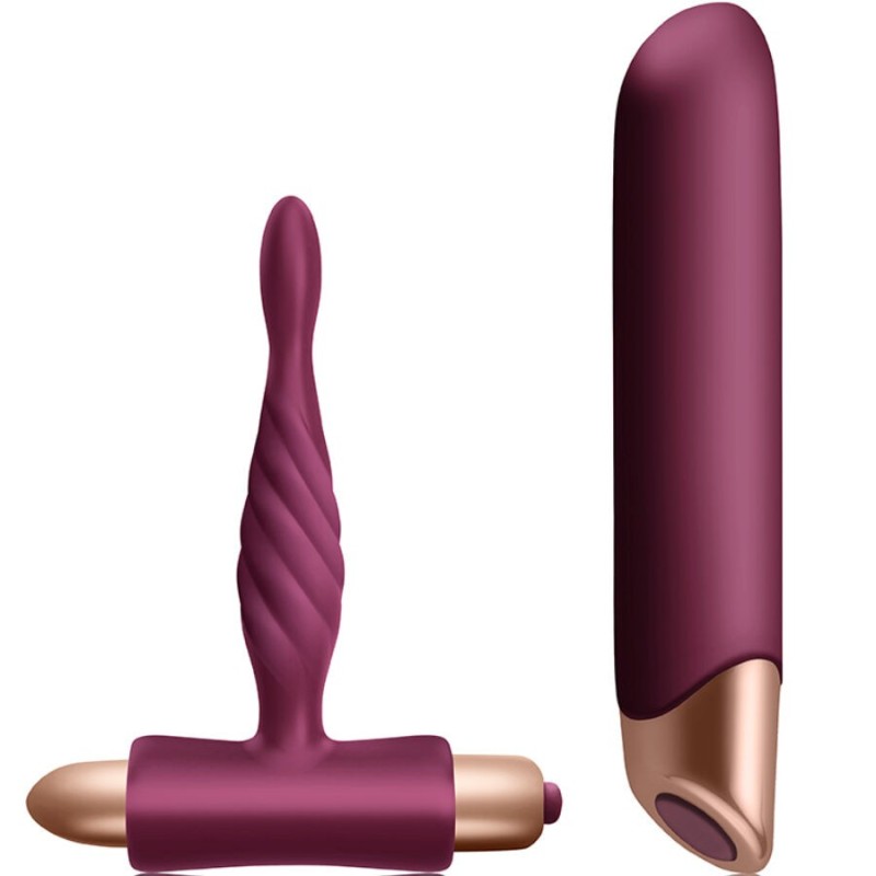 CLIMAXIMUM - RAPTURE KIT VIBRADOR CLÁSICO PLUG ANAL PRINCIPIANTES