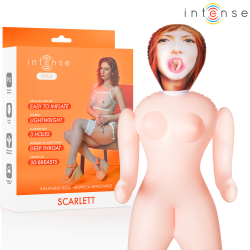 INTENSE DOLLS - SCARLETT MUÑECA HINCHABLE CON TRES ORIFICIOS