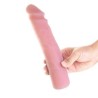 BAILE - DILDO SILICONA TACTO PIEL REALÍSTICO 23 CM
