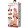 PRETTY LOVE - SLIDING SKIN SERIES DILDO REALÍSTICO CON VENTOSA PIEL DESLIZANTE CONTROL REMOTO NATURAL 21.8 CM