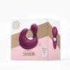 Swamson Anillo Estimulador Silicona Recargable USB Púrpura